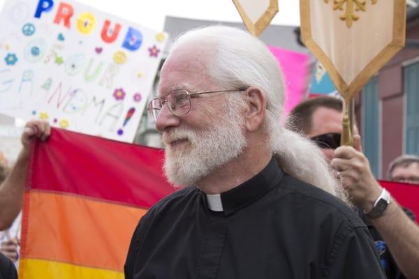 Fr. Terry marches with PRIDE