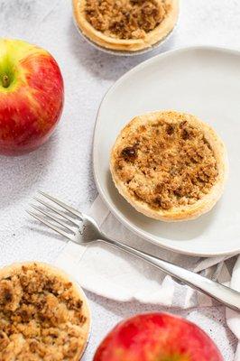 Apple streusel pie