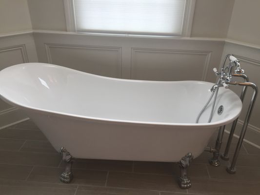 Clawfoot Tub Installation