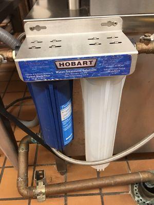 Filter installation at a school