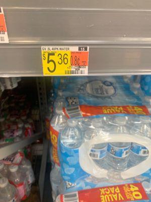 Remember when water was $3?