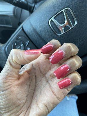 Deep Coral for Spring - dip with small tip