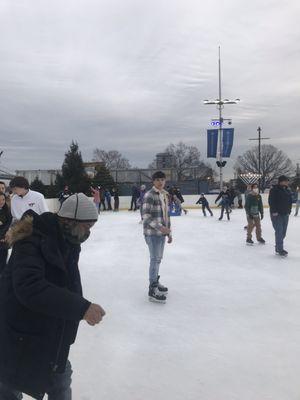 The skate rink