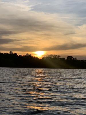 Sunset at Pilot Knoll Park