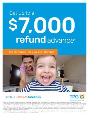 Get tax refund advance money as soon as 24hrs!