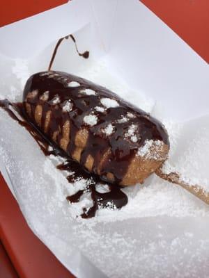 $4.88 for the deep fried Twinkie (pictured here) or three Oreos