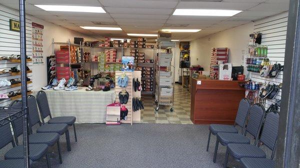 Take a look in our shoe store! We've got plenty of stock, and friendly service.