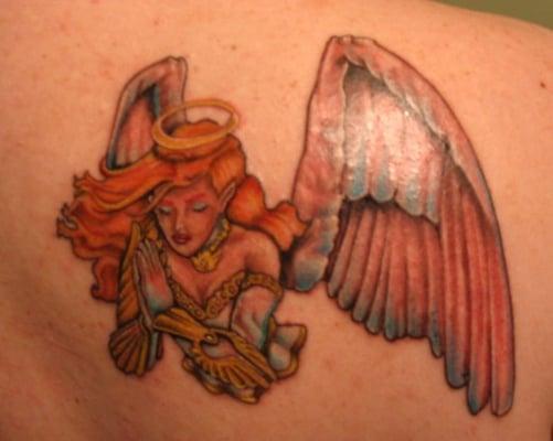 angel tattoo