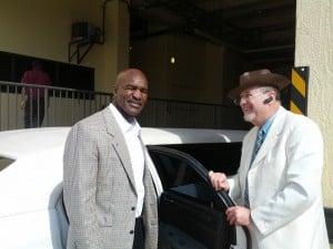 Limo Mike and Evander Holyfield