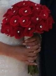 Close up of my rose bouquet! It was beautiful!!