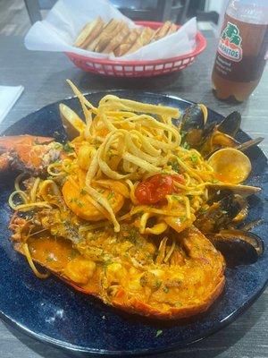 Lobster ,  & Frutti Di Mare platter