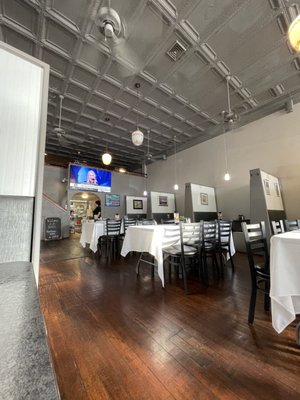 Interior of the restaurant