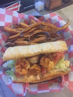 Grilled Shrimp PoBoy!