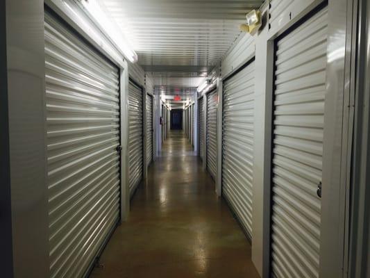 Comfort cooled and dehumidified interior storage units