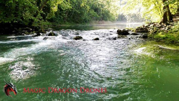 Ha Ha Tonka fresh water spring.