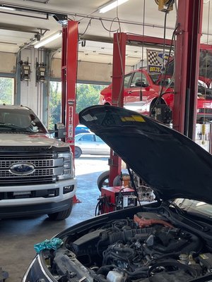 Our Service Techs hard at work!