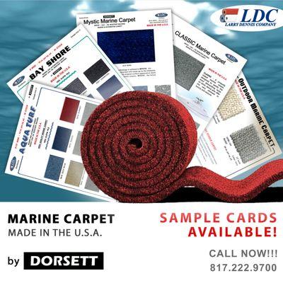 We have a LARGE selection of Marine Carpets to choose from.  All Made in the U.S.A.!