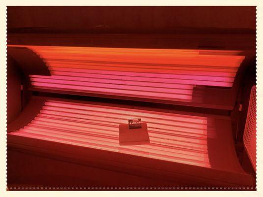 Red light therapy bed