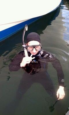 Another one of our divers, Shawn, Rex's son