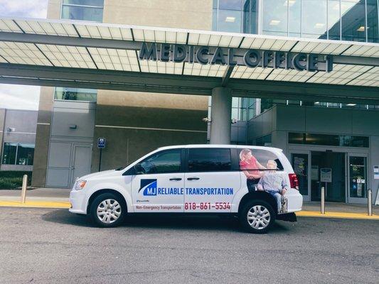 Call us today to book your next ride. (Kaiser Permanente Anaheim Location)