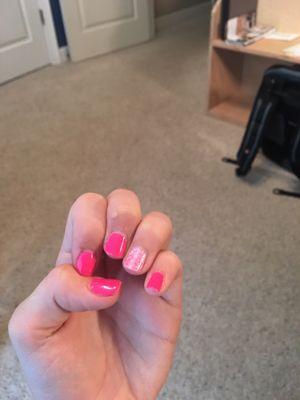 I love pinky nails great service and amazing people