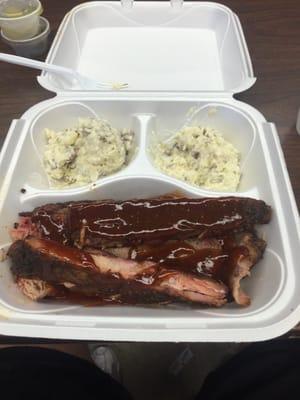 Bomb ass brisket and ribs