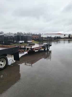 Wilson Logistics Doolittle Landscaping Trailer