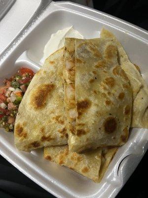 Shrimp quesadilla