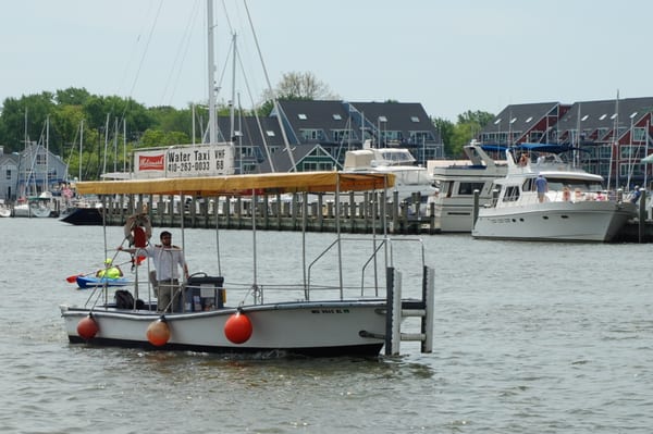 The Annapolis Water Taxi is a fun way to get around.