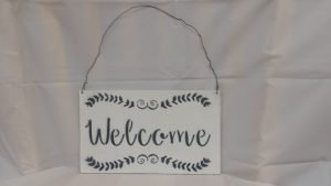 Handmade Welcome Sign