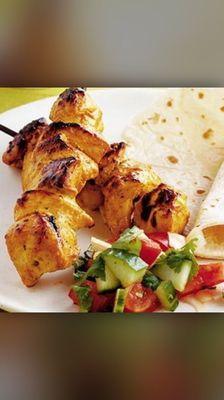 Delicious chicken kabob very tasty yummy