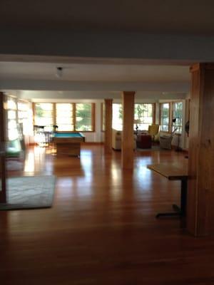 Hangout room in the lodge