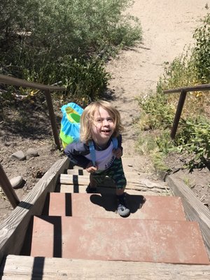 Stairs to the beach