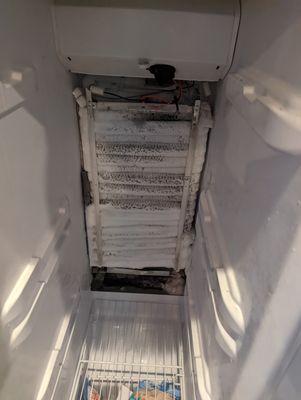 Refrigerator defrost issue