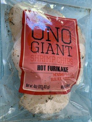 Hot Furikake flavored shrimp chips