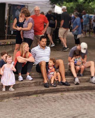 Faces in the crowd.  August 2018