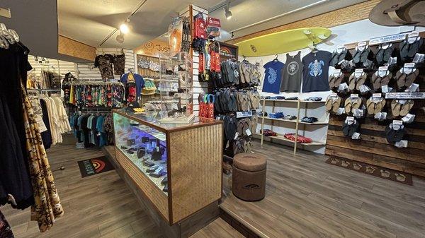 Recent remodel, need a new board? We also carry accessories for surf boards as well.