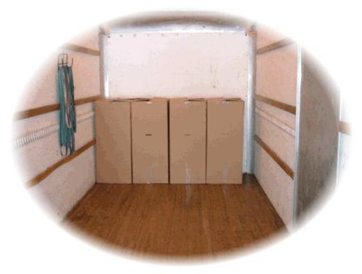 we keep 4 wardrobes on the truck at all times for free use with your move