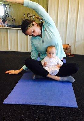 Babies welcomed at yoga