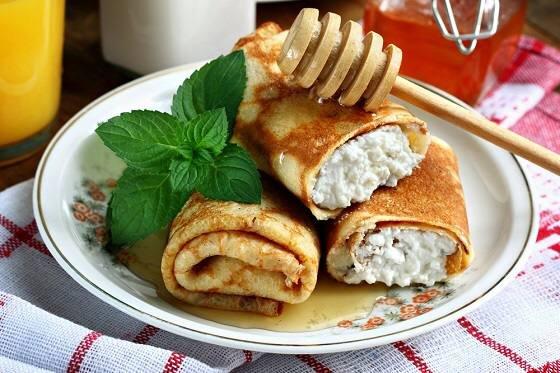 repes with sweet cheese (Mlyntsi) - 4 repes  8.8oz, 250g

Delicate, delicious, sweet Ukrainian pancakes will brighten up your day