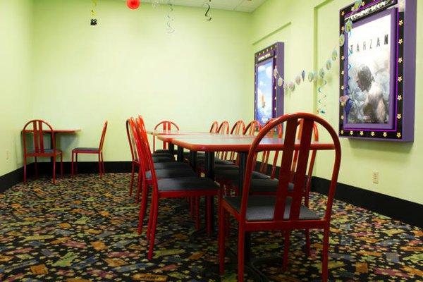 Cranberry Cinemas has a spacious party room.