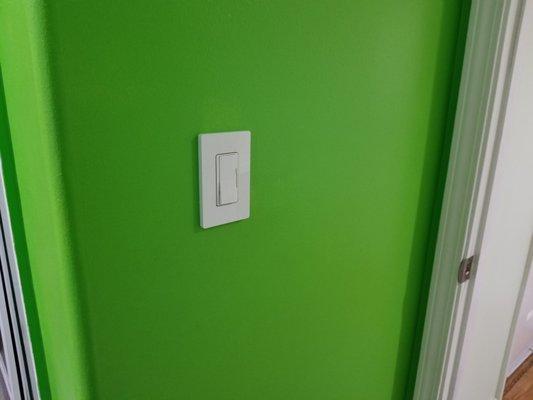 Painting Green for Kids room