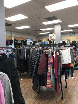 Lots of sale racks