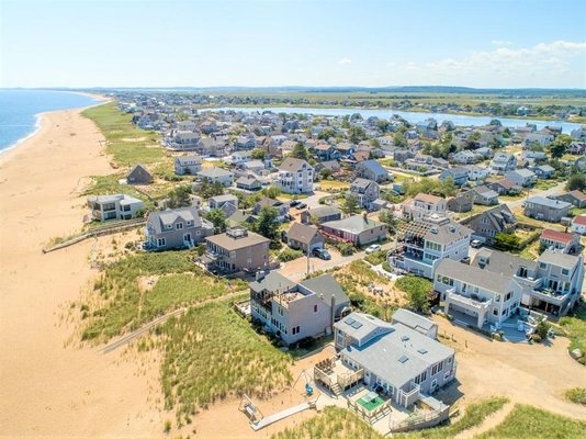 Aerial Views of the Plum Island Beach