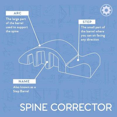 Here a closer look at some of our equipment. This piece: The Spine Corrector