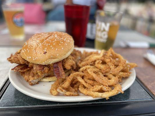 Breaded Tenderloin Double Bacon Double Cheese