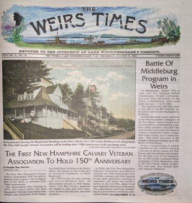 The Weirs Times cover