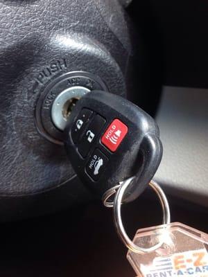 New key Toyota Cam