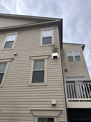 Damaged siding