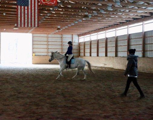 Services include private and semi-private/group riding lessons